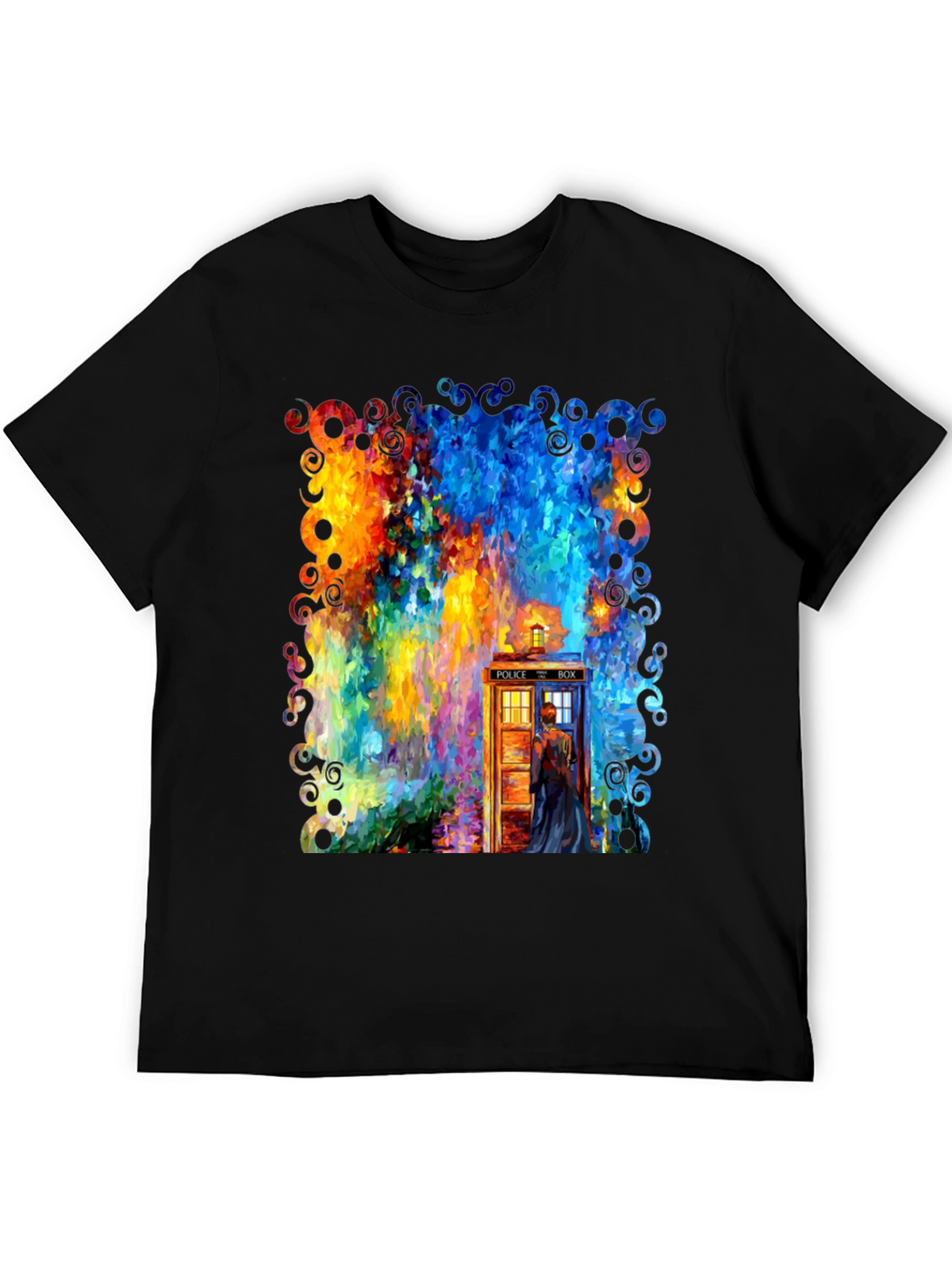 Whimsical TARDIS Graphic Tee