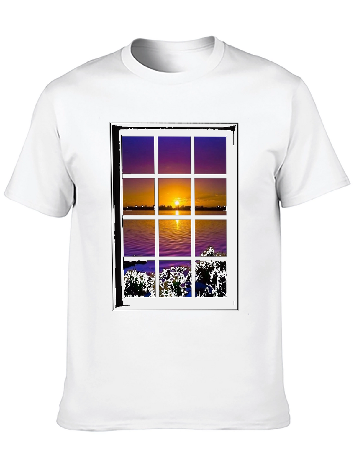 Sunset Window T-Shirt - Nature Lovers Tee