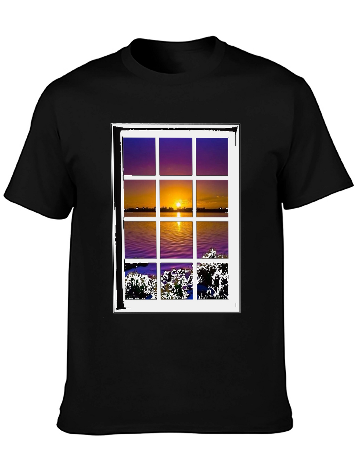 Sunset Window T-Shirt - Nature Lovers Tee