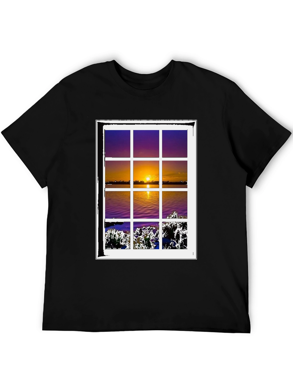 Sunset Window T-Shirt - Nature Lovers Tee