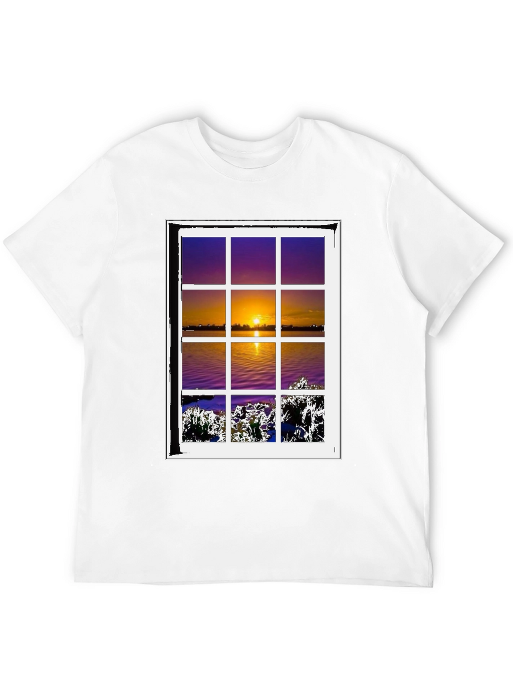 Sunset Window T-Shirt - Nature Lovers Tee