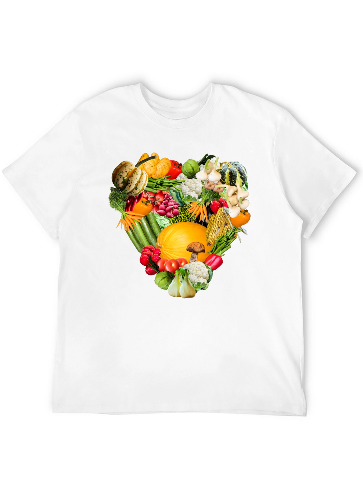 Vegetable Heart T-Shirt - Healthy Food Tee