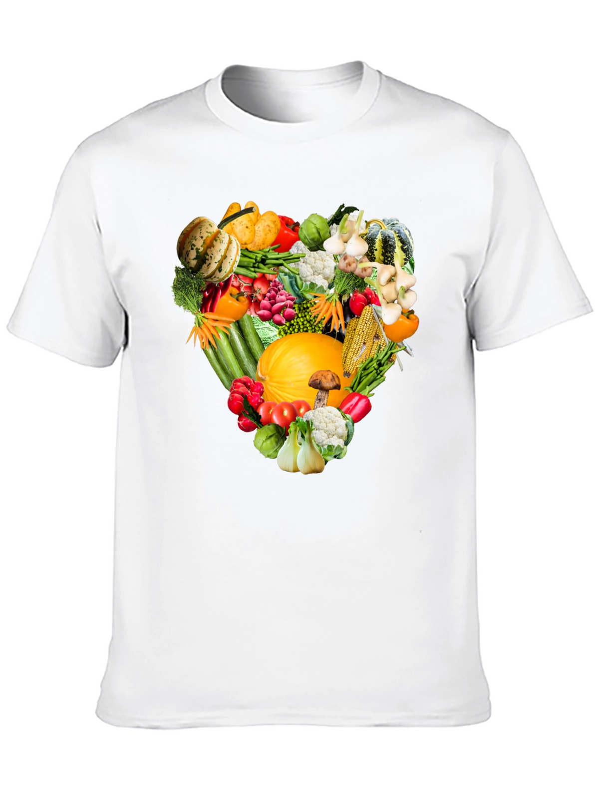 Vegetable Heart T-Shirt - Healthy Food Tee