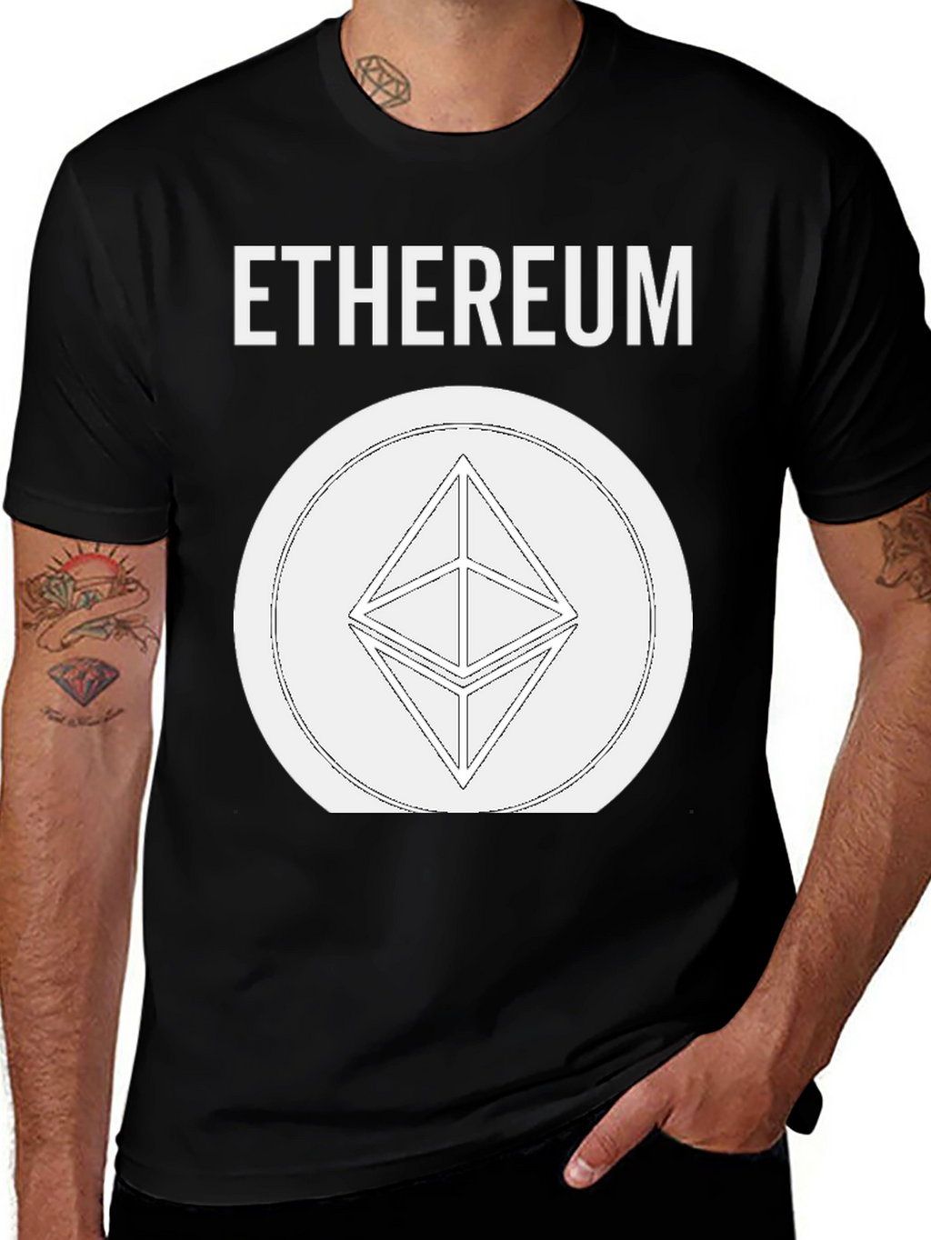 Ethereum Crypto Black T-Shirt
