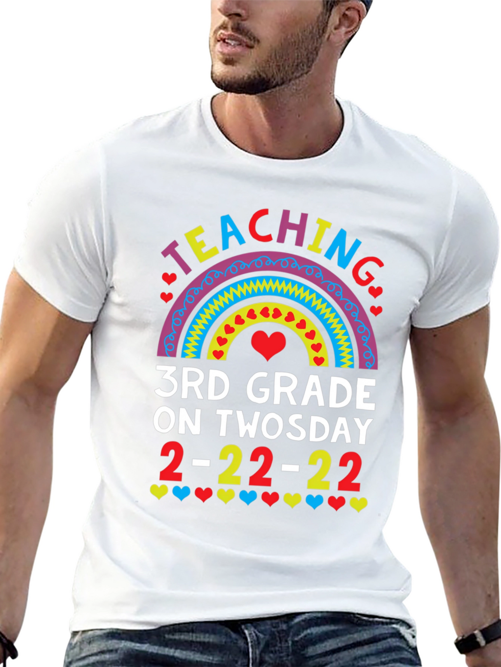 Teaching 3rd Grade On Twosday T-Shirt
