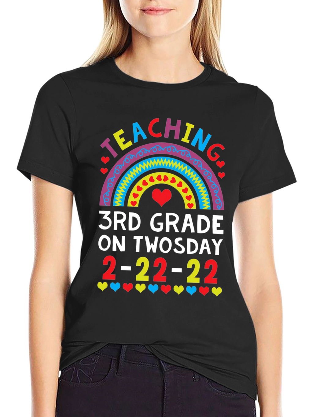Teaching 3rd Grade On Twosday T-Shirt