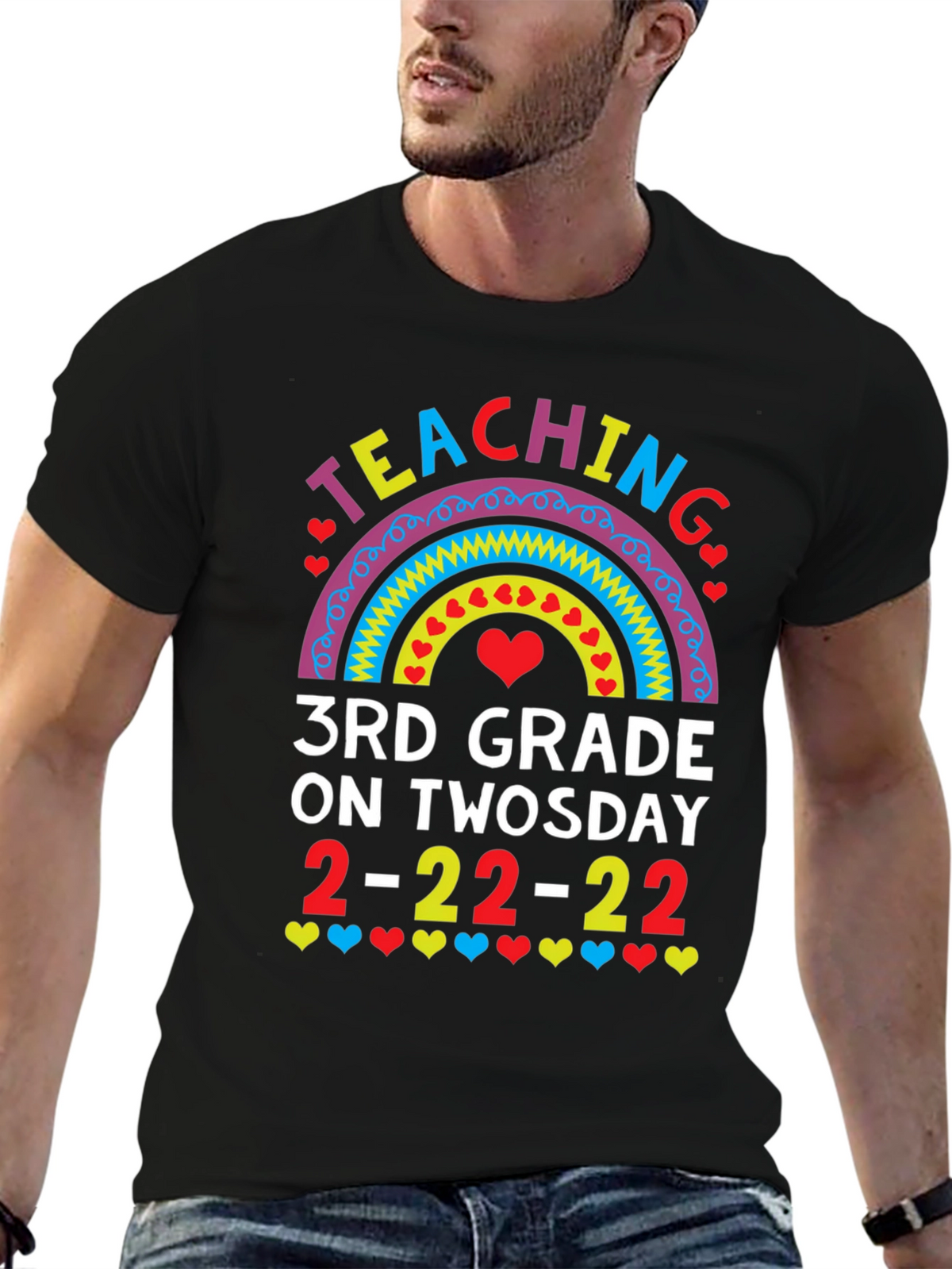 Teaching 3rd Grade On Twosday T-Shirt