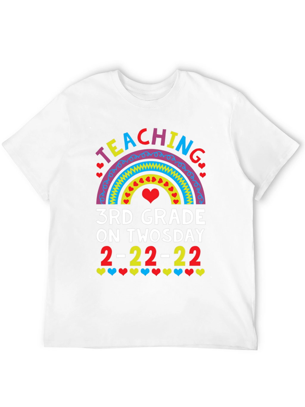 Teaching 3rd Grade On Twosday T-Shirt
