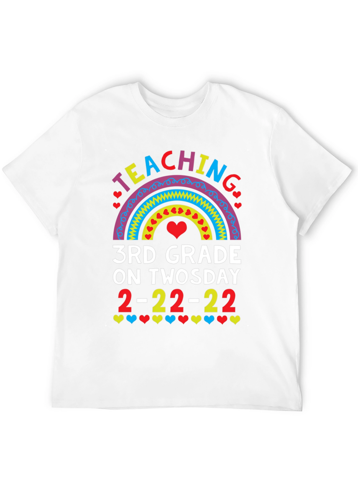 Teaching 3rd Grade On Twosday T-Shirt