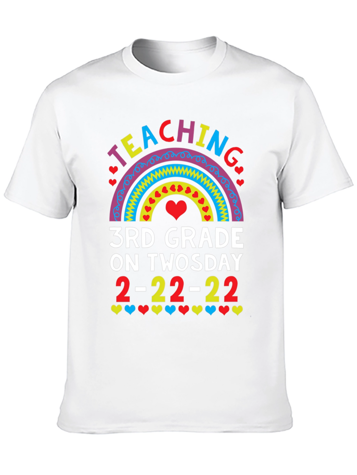 Teaching 3rd Grade On Twosday T-Shirt
