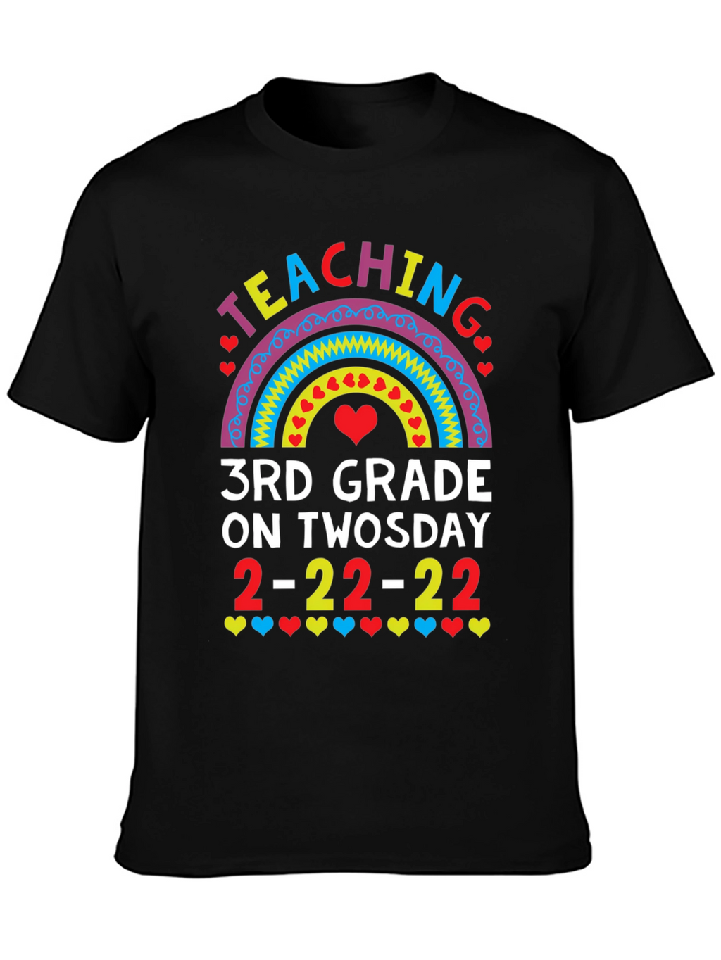Teaching 3rd Grade On Twosday T-Shirt