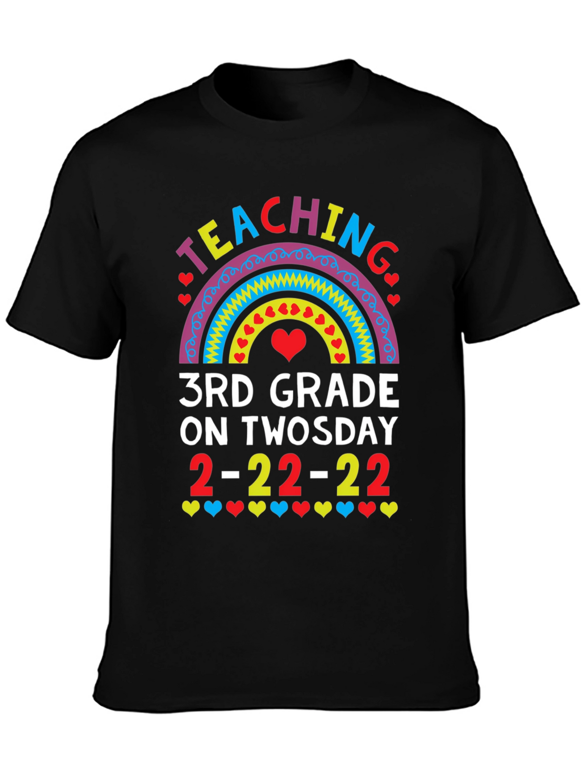 Teaching 3rd Grade On Twosday T-Shirt