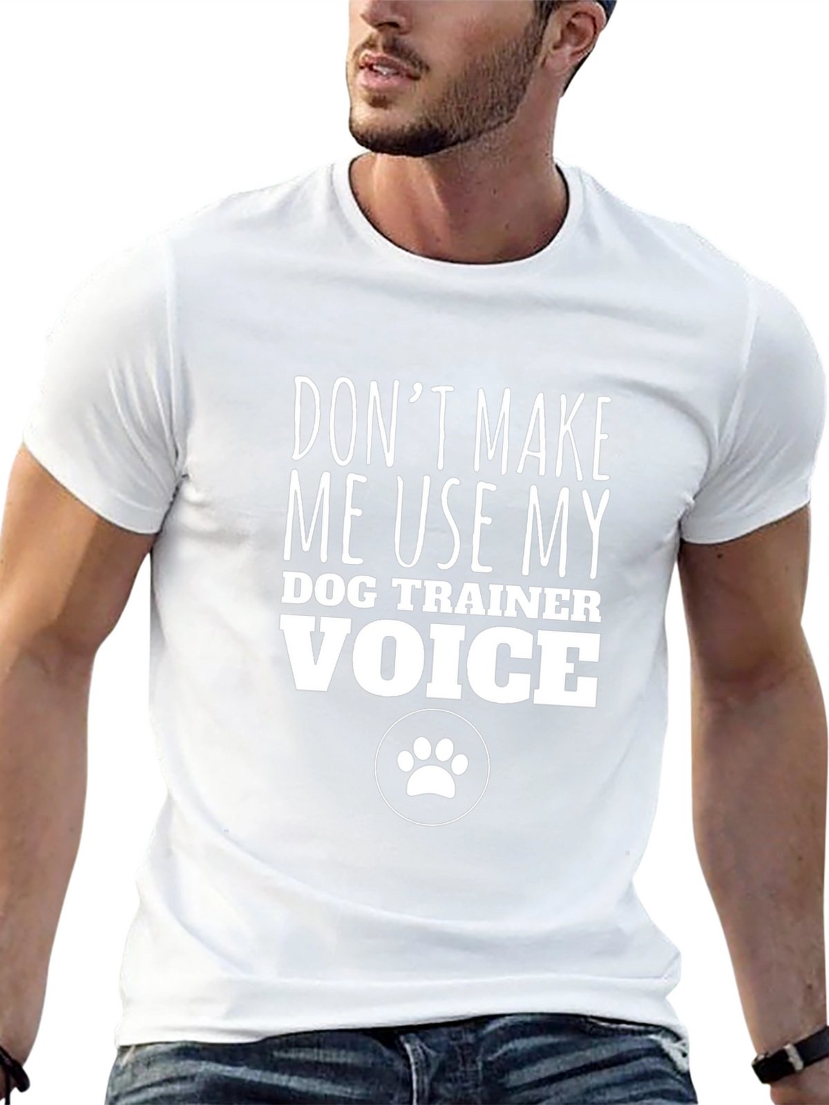 Dog Trainer Voice T-Shirt - Funny Pet Owner Tee
