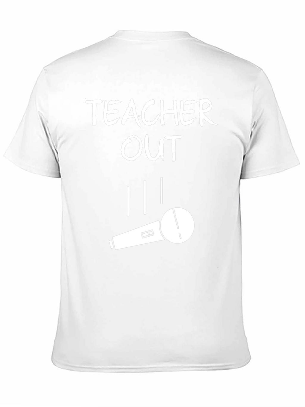 Teacher Out T-Shirt Mic Drop Funny Retirement Tee