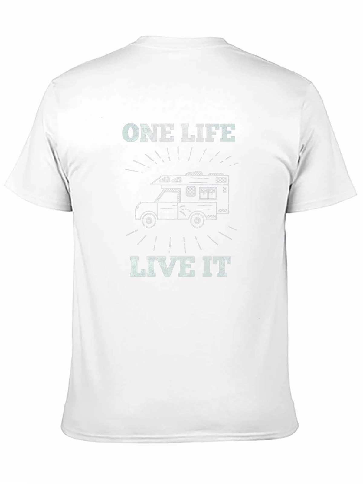 One Life Live It Camper T-Shirt - Adventure Awaits