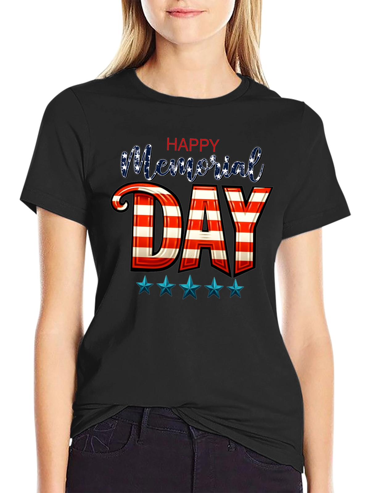 Happy Memorial Day Graphic T-Shirt
