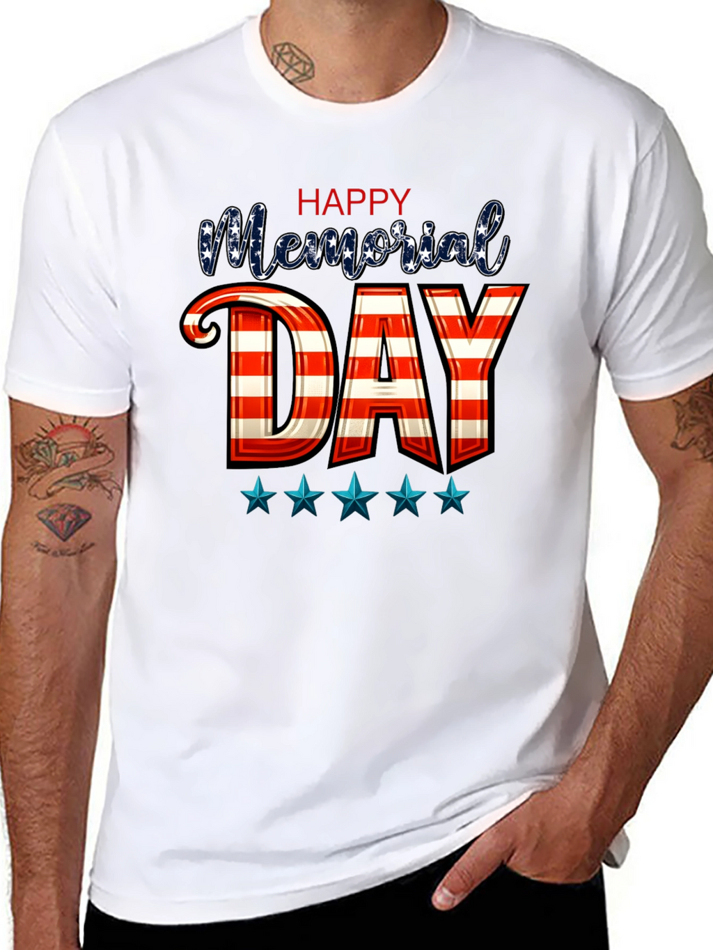 Happy Memorial Day Graphic T-Shirt