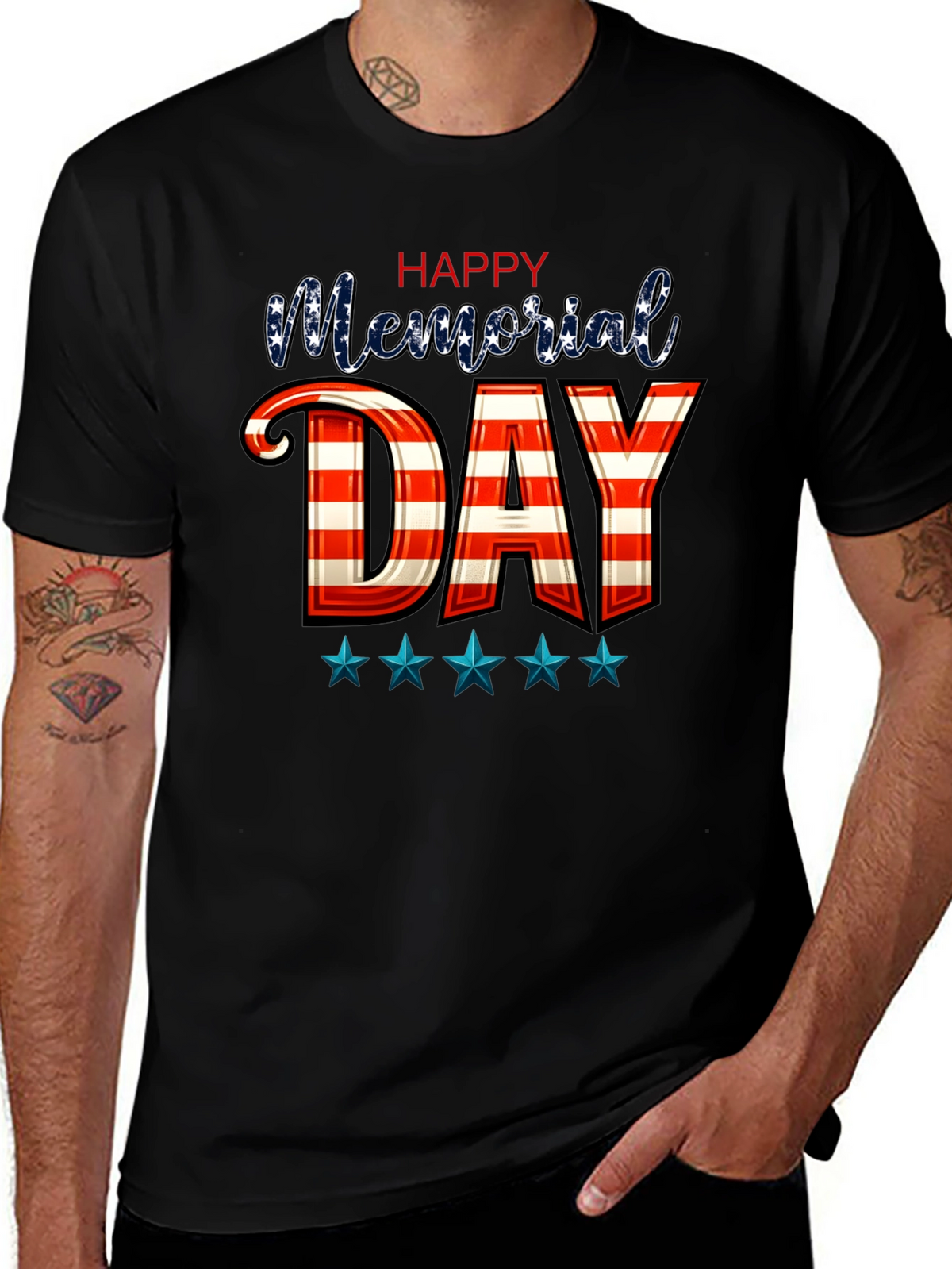 Happy Memorial Day Graphic T-Shirt