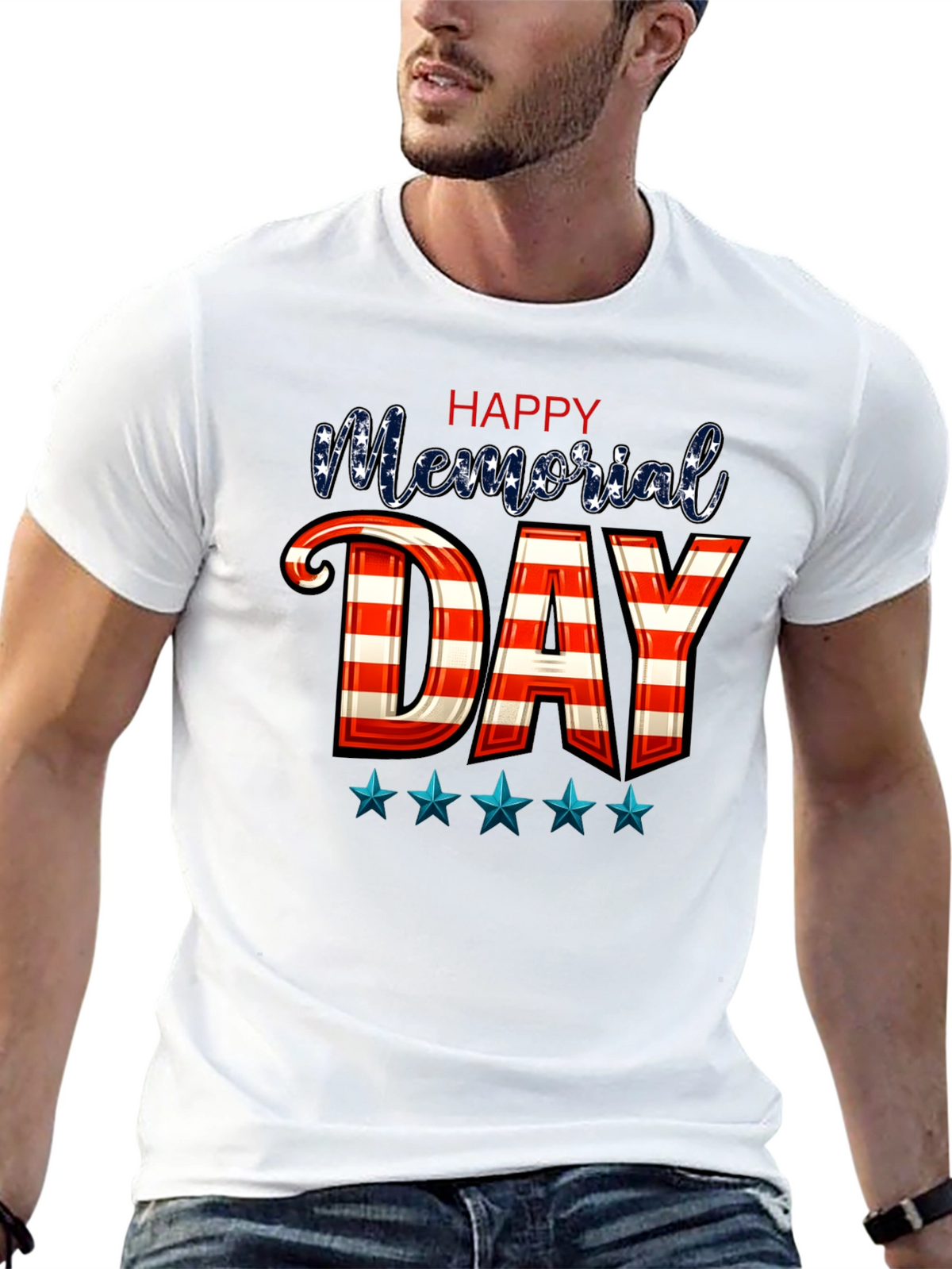 Happy Memorial Day Graphic T-Shirt