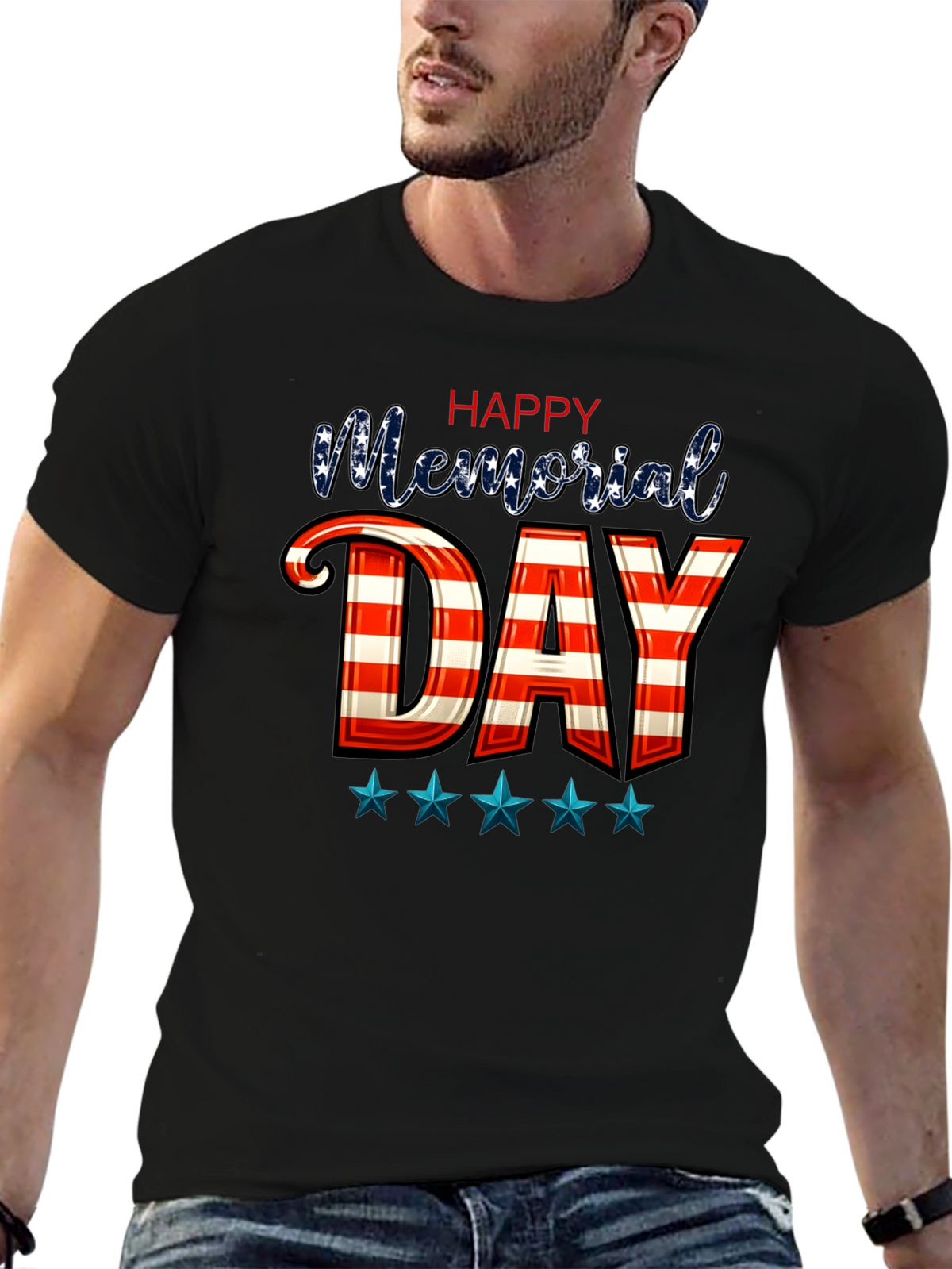 Happy Memorial Day Graphic T-Shirt