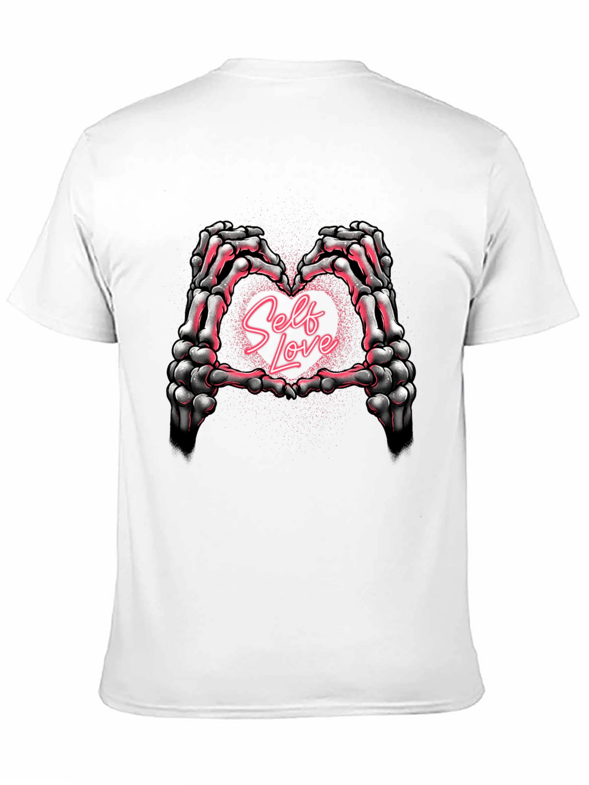 Self Love Skeleton Hands Heart T-Shirt
