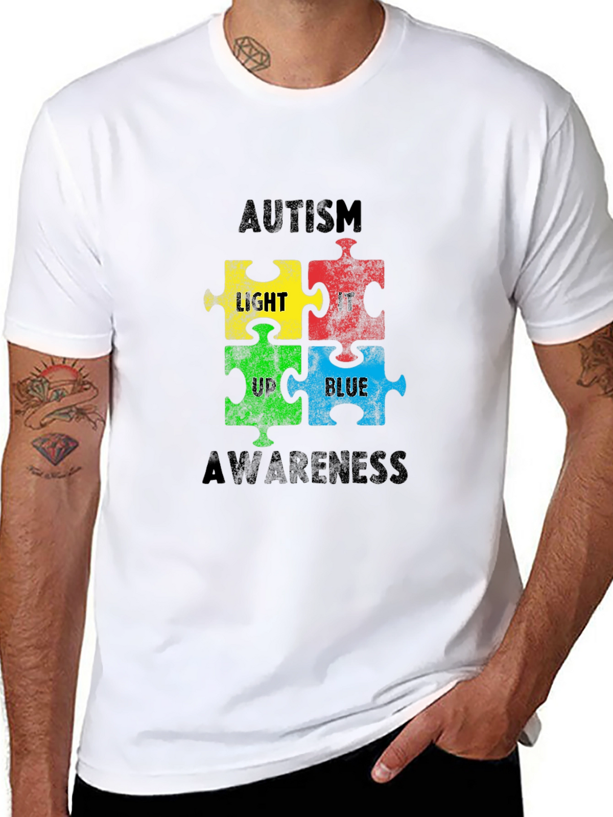 Autism Awareness Puzzle Piece T-Shirt