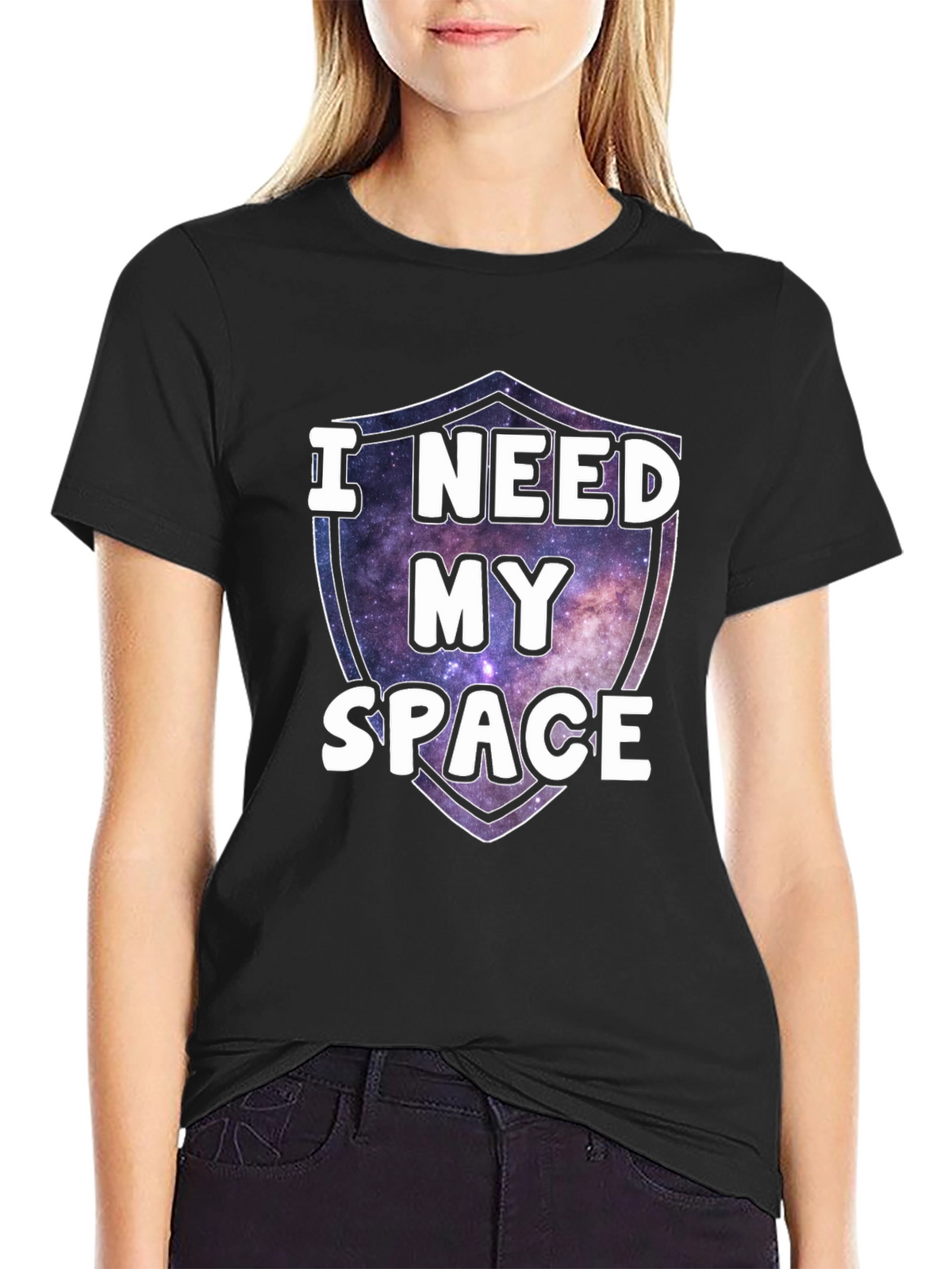 I Need My Space Galaxy Graphic Tee