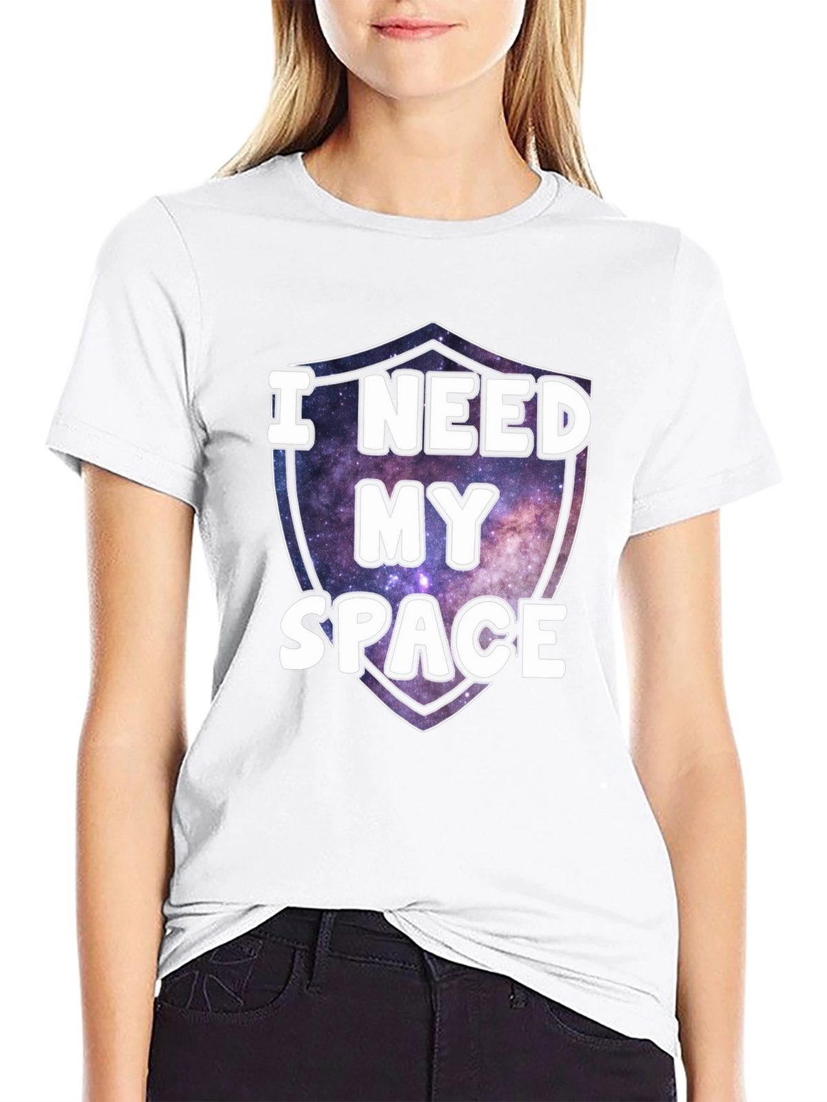 I Need My Space Galaxy Graphic Tee