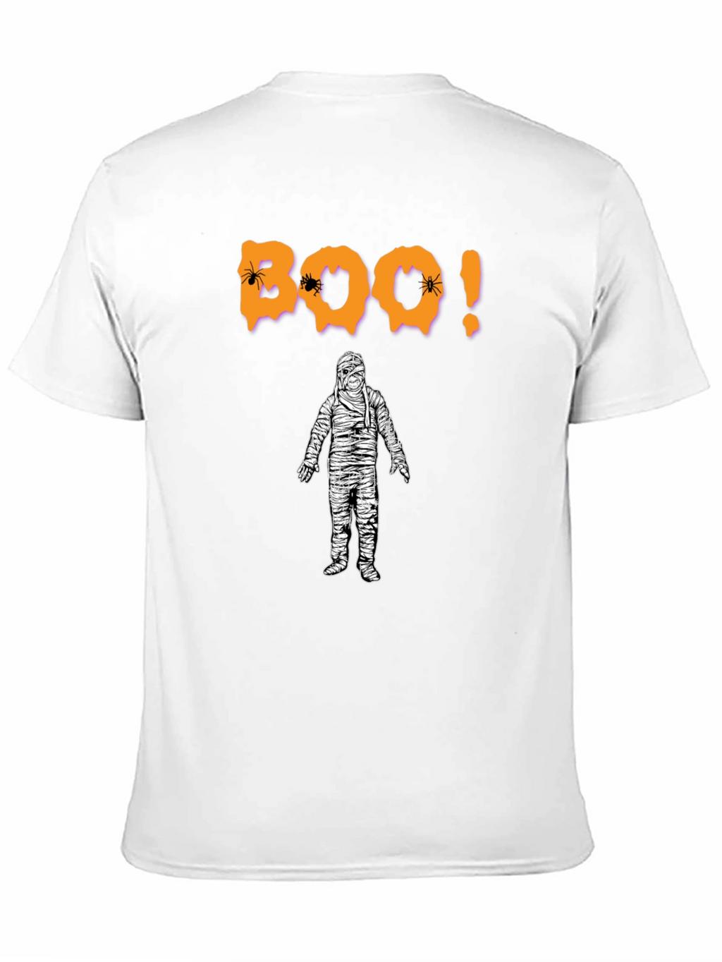 Boo! Halloween Mummy Graphic T-Shirt