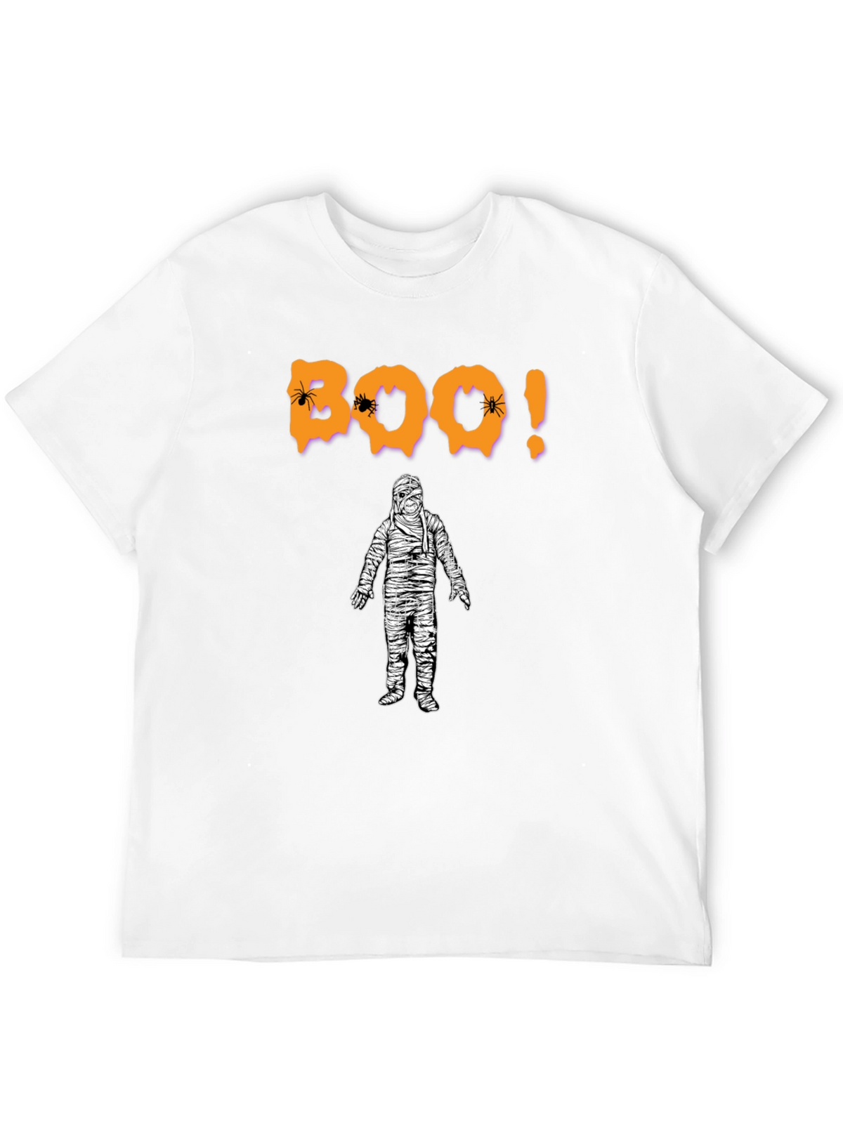 Boo! Halloween Mummy Graphic T-Shirt