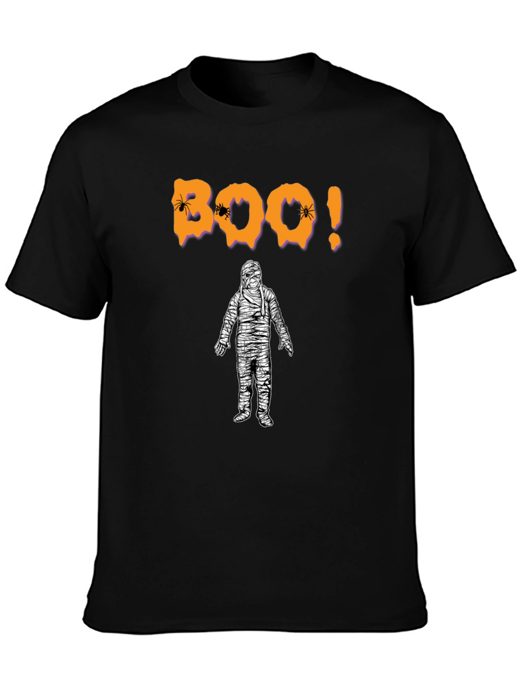 Boo! Halloween Mummy Graphic T-Shirt