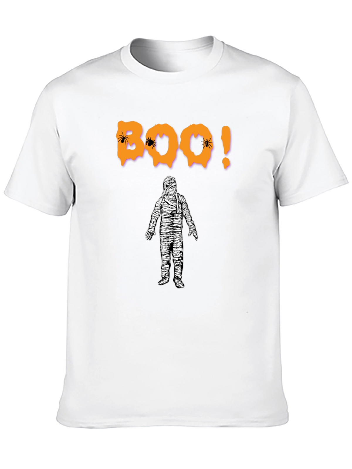 Boo! Halloween Mummy Graphic T-Shirt