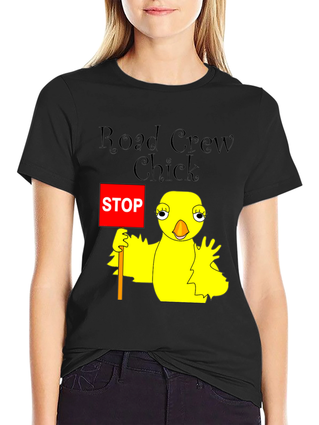 Road Crew Chick Graphic T-Shirt