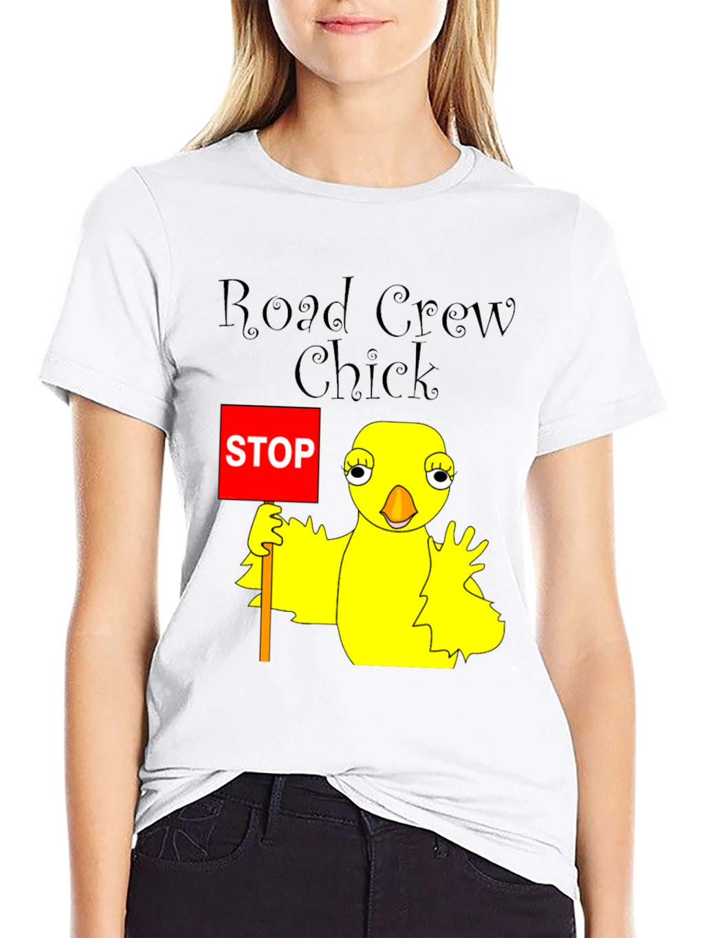 Road Crew Chick Graphic T-Shirt