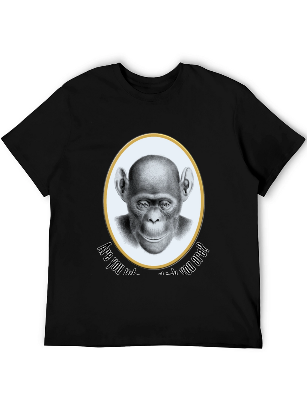 Chimpanzee T-Shirt - Are You Who You Are?