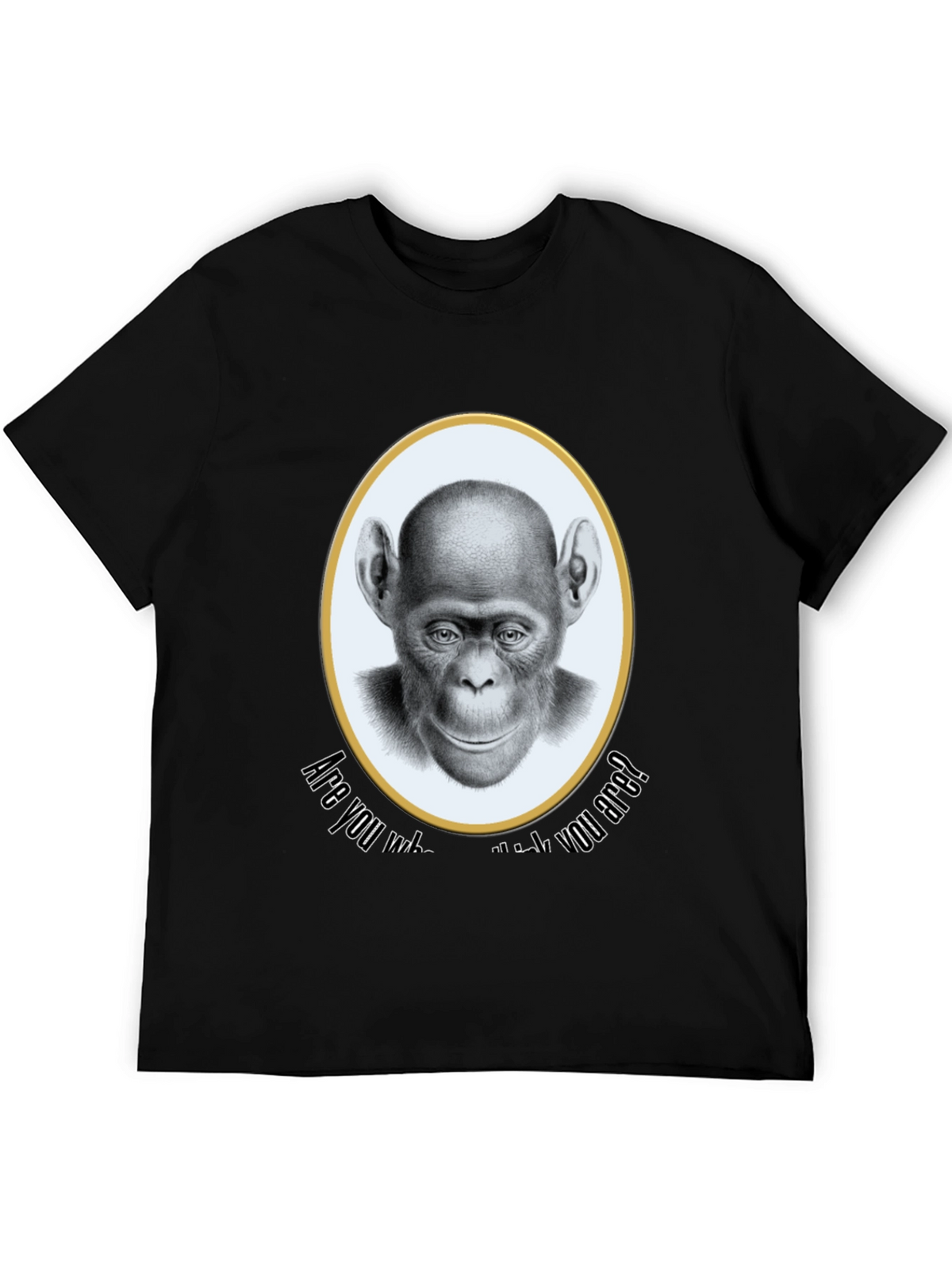 Chimpanzee T-Shirt - Are You Who You Are?