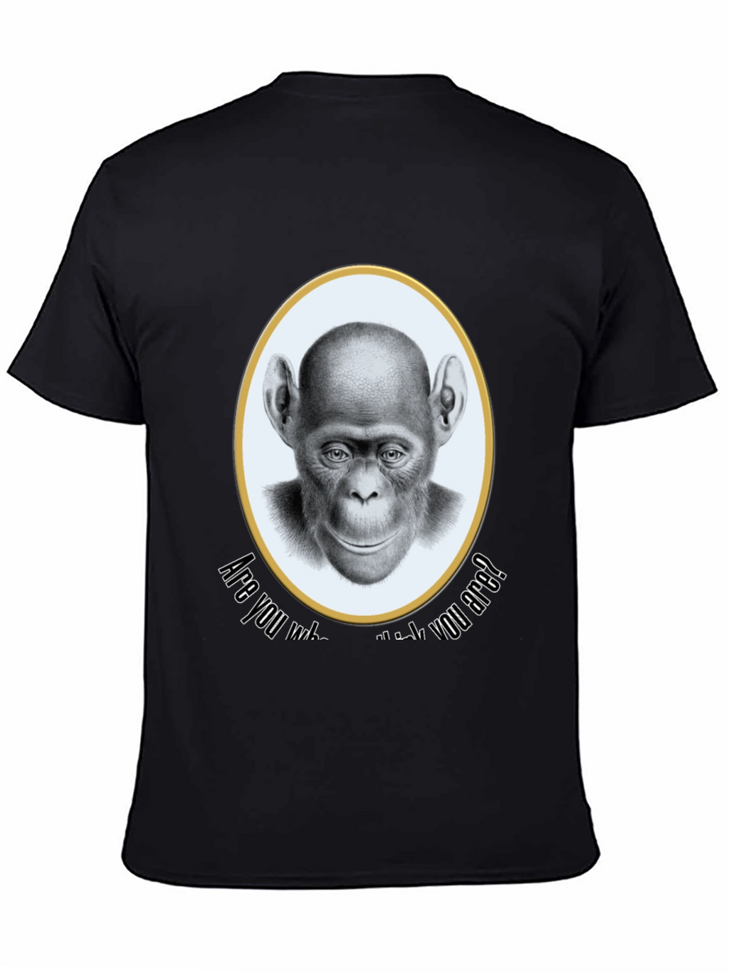 Chimpanzee T-Shirt - Are You Who You Are?