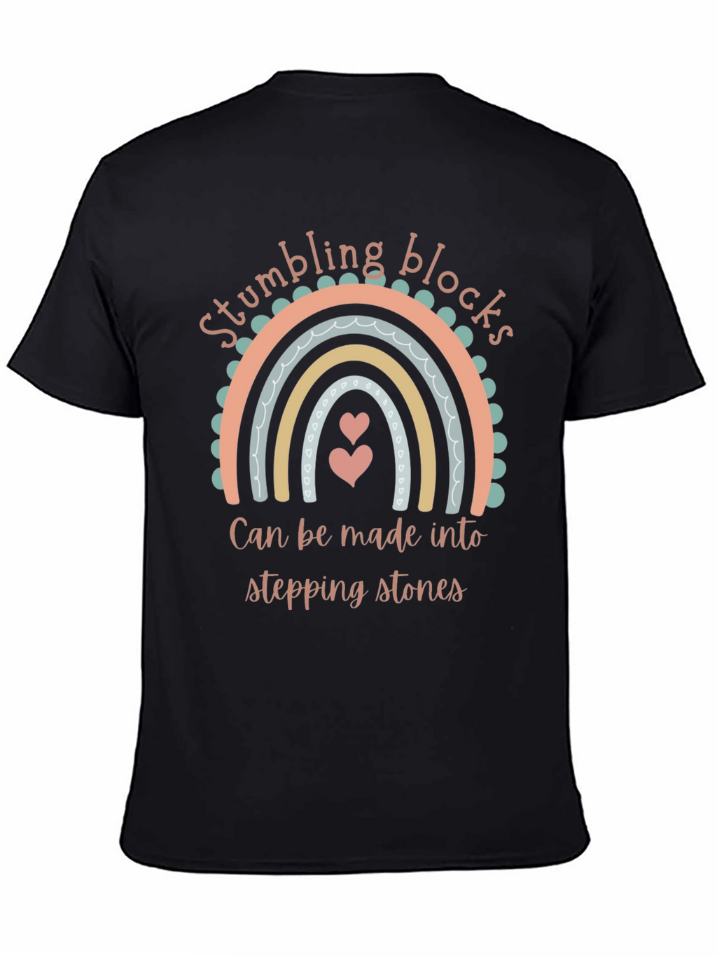 Stumbling Blocks Stepping Stones Graphic T-Shirt