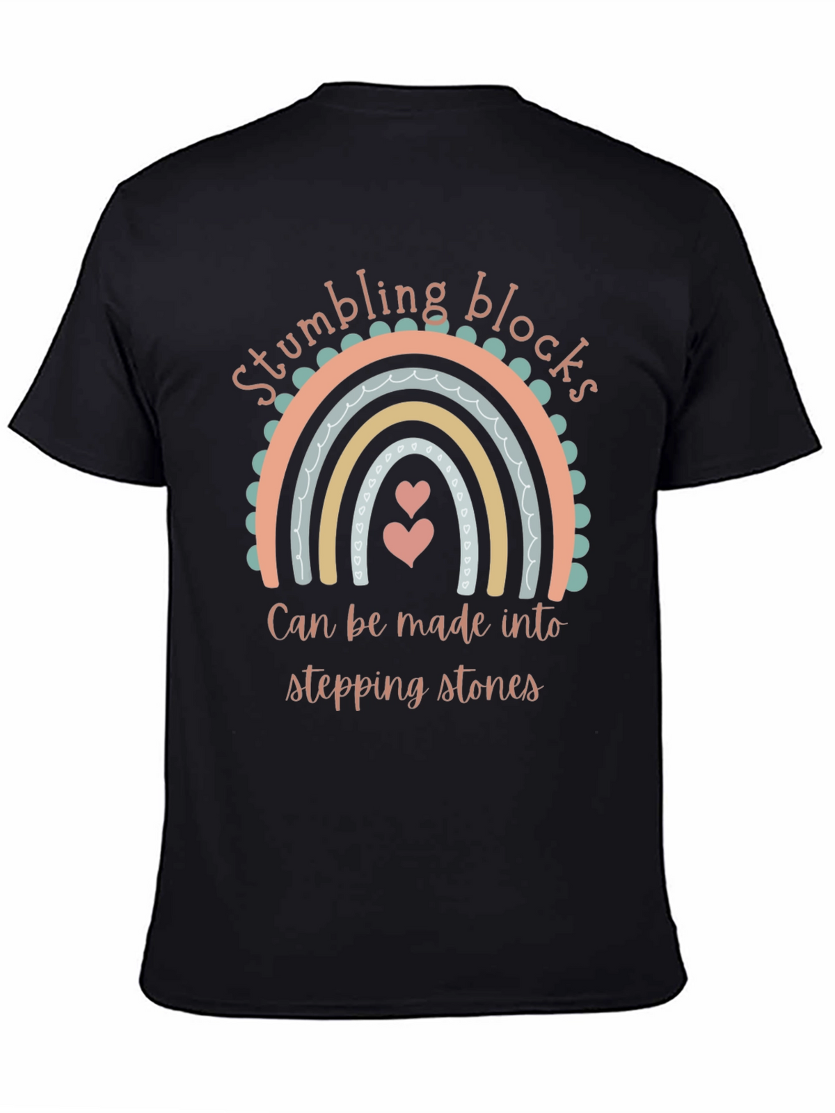 Stumbling Blocks Stepping Stones Graphic T-Shirt