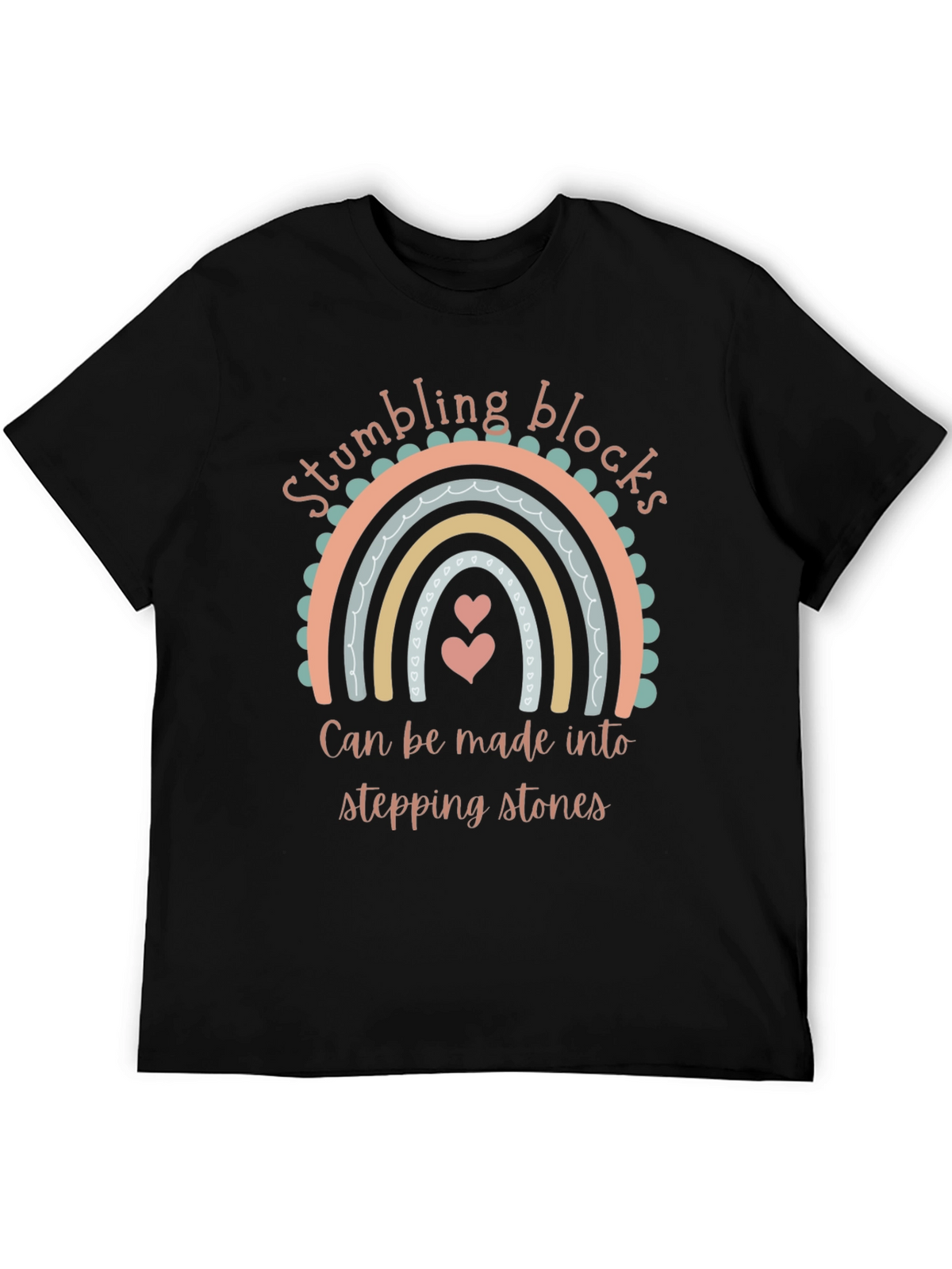 Stumbling Blocks Stepping Stones Graphic T-Shirt
