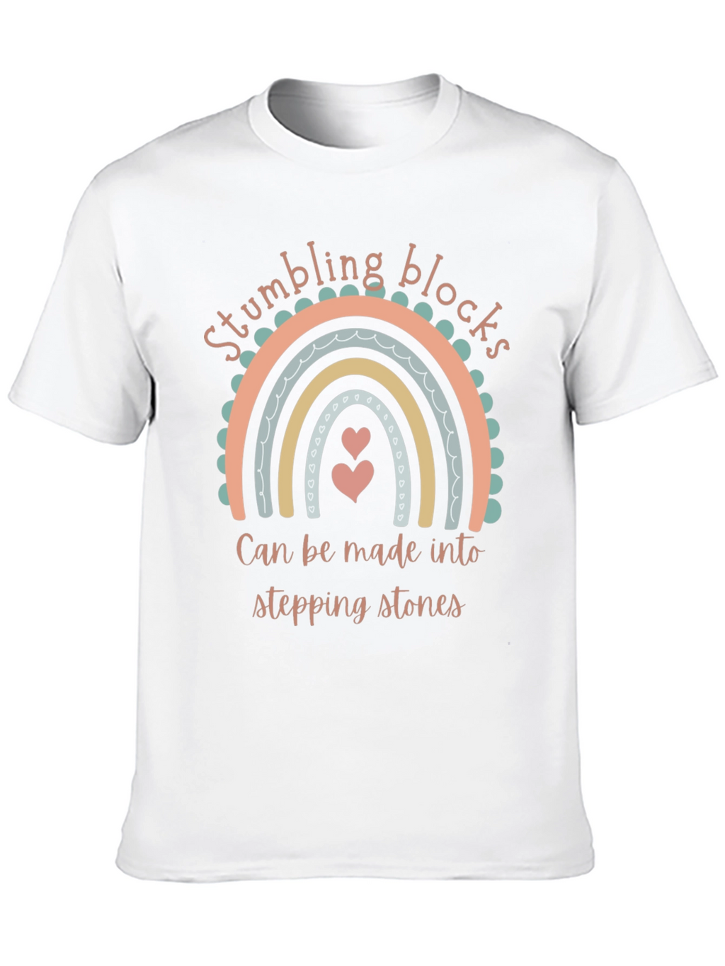 Stumbling Blocks Stepping Stones Graphic T-Shirt