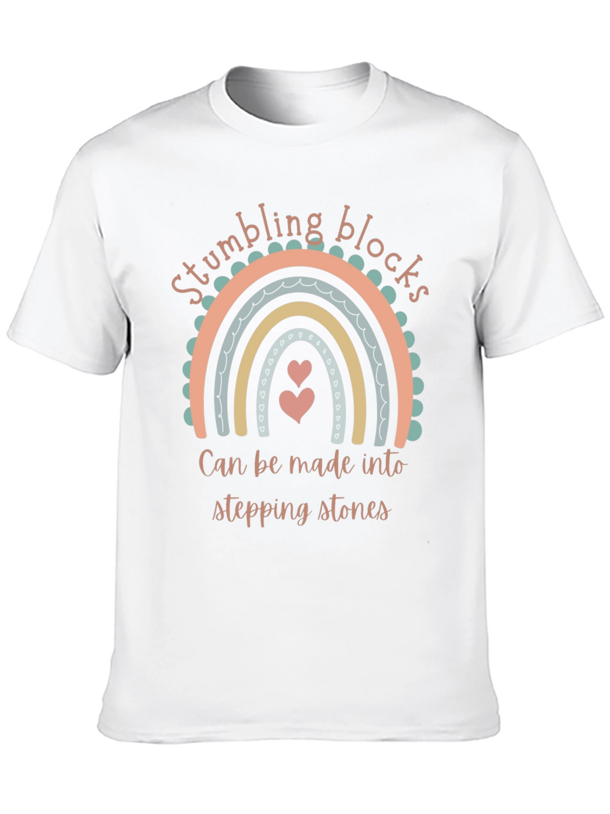 Stumbling Blocks Stepping Stones Graphic T-Shirt