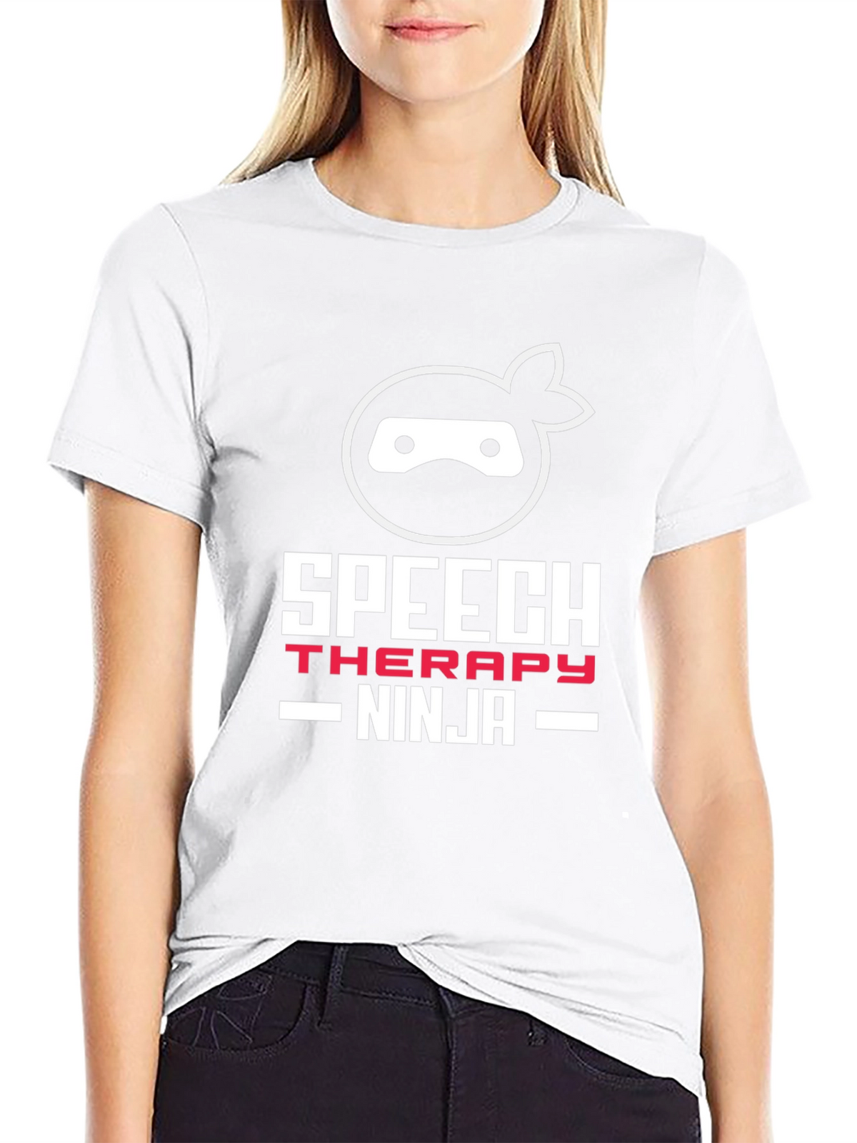 Speech Therapy Ninja T-Shirt - Black