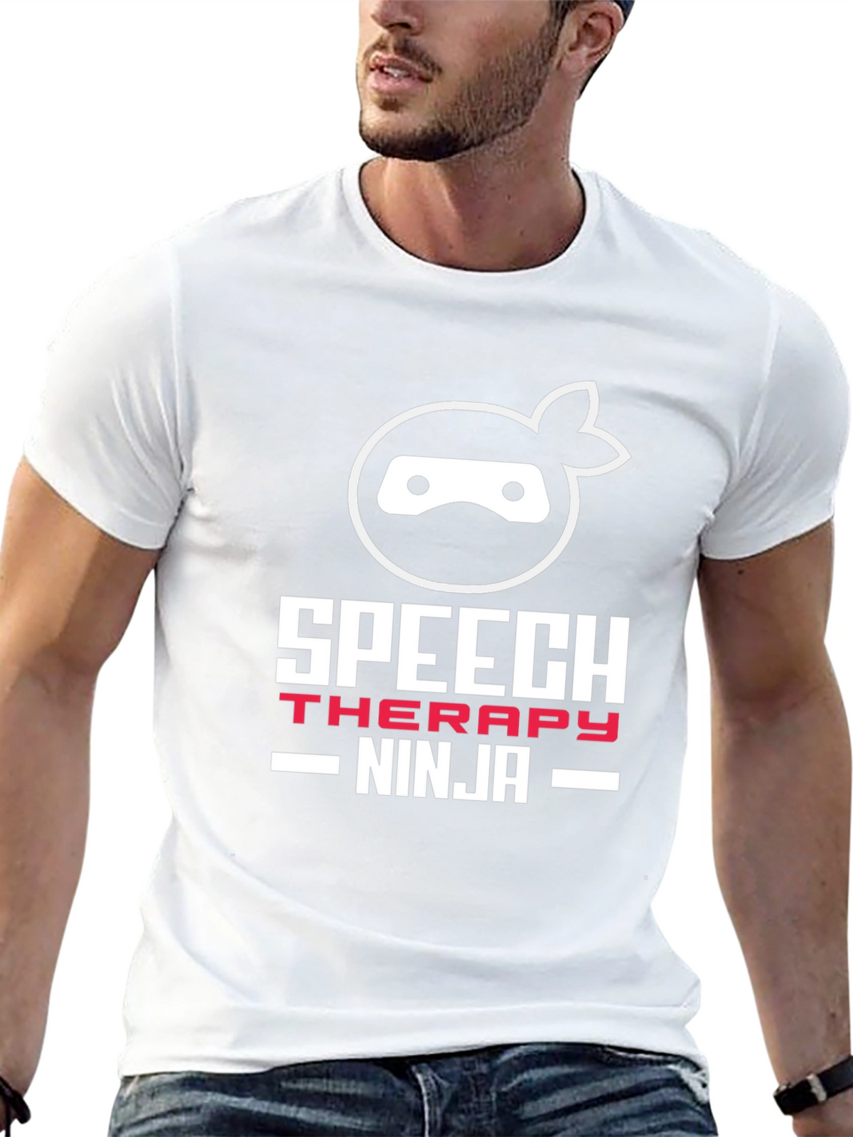 Speech Therapy Ninja T-Shirt - Black