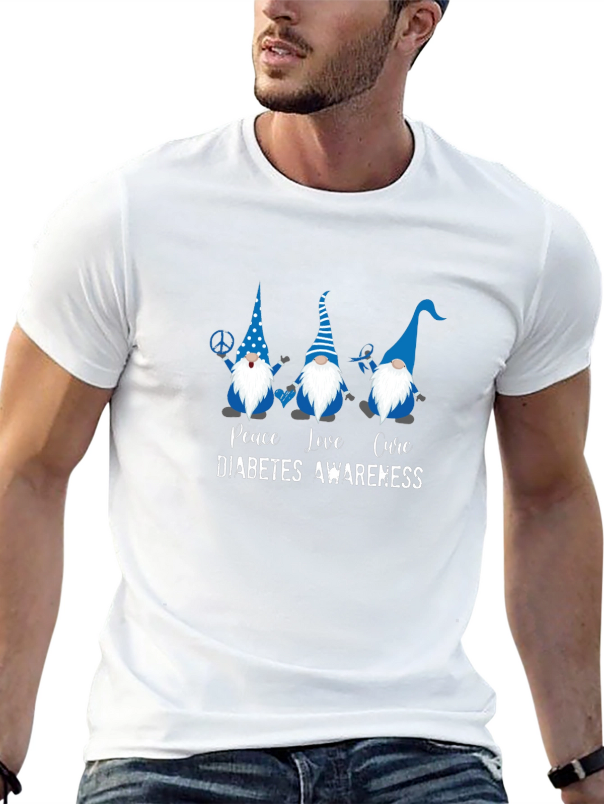 Diabetes Awareness Gnome T-Shirt