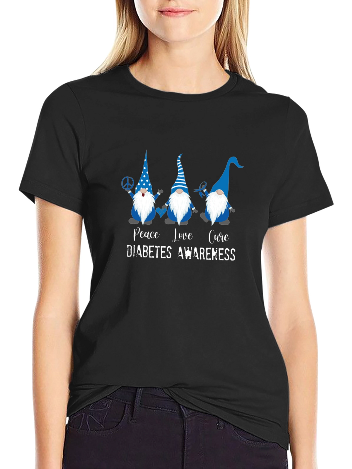 Diabetes Awareness Gnome T-Shirt