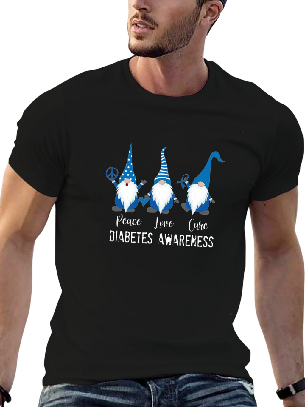 Diabetes Awareness Gnome T-Shirt