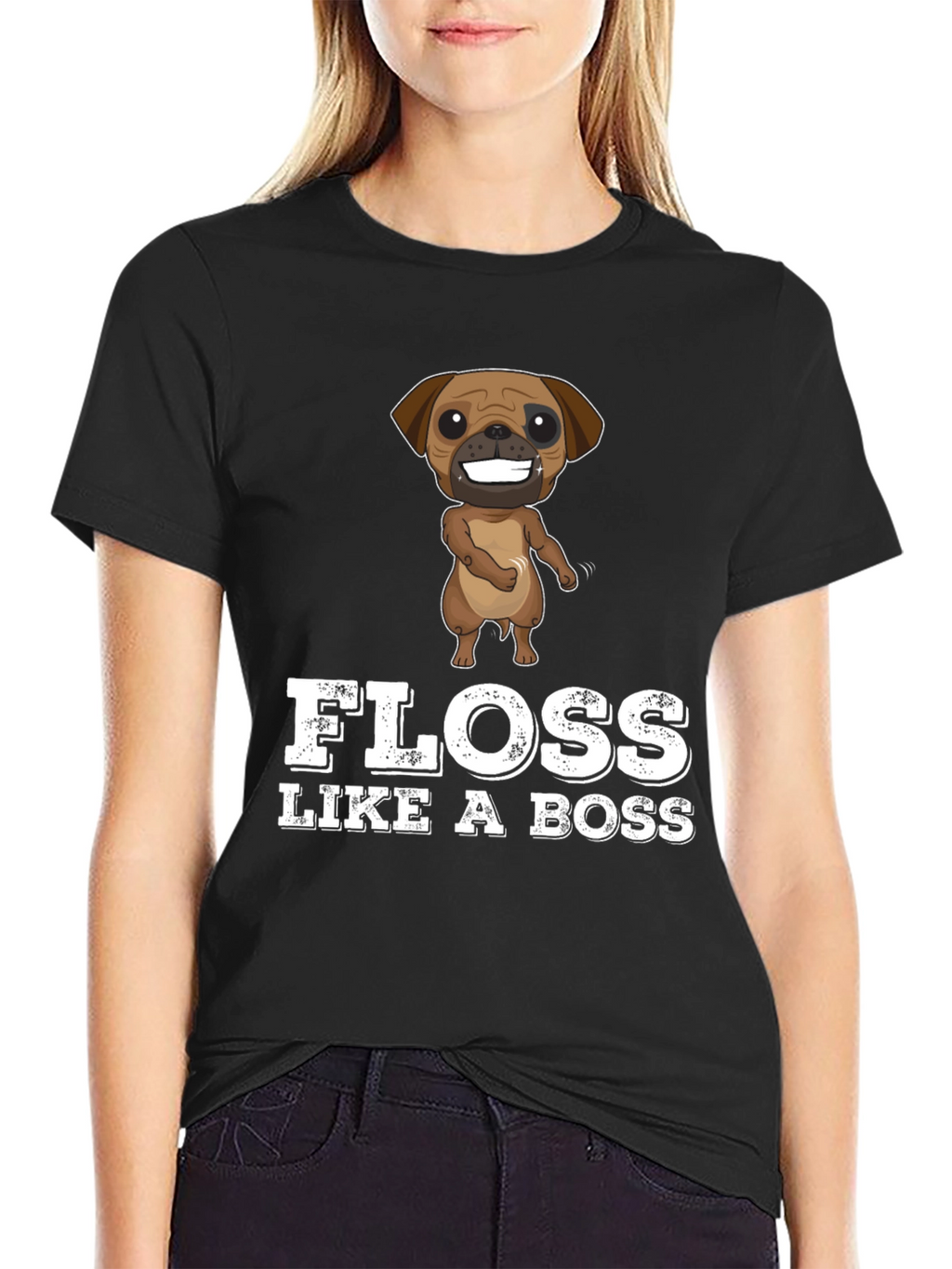 Floss Like A Boss Dog T-Shirt