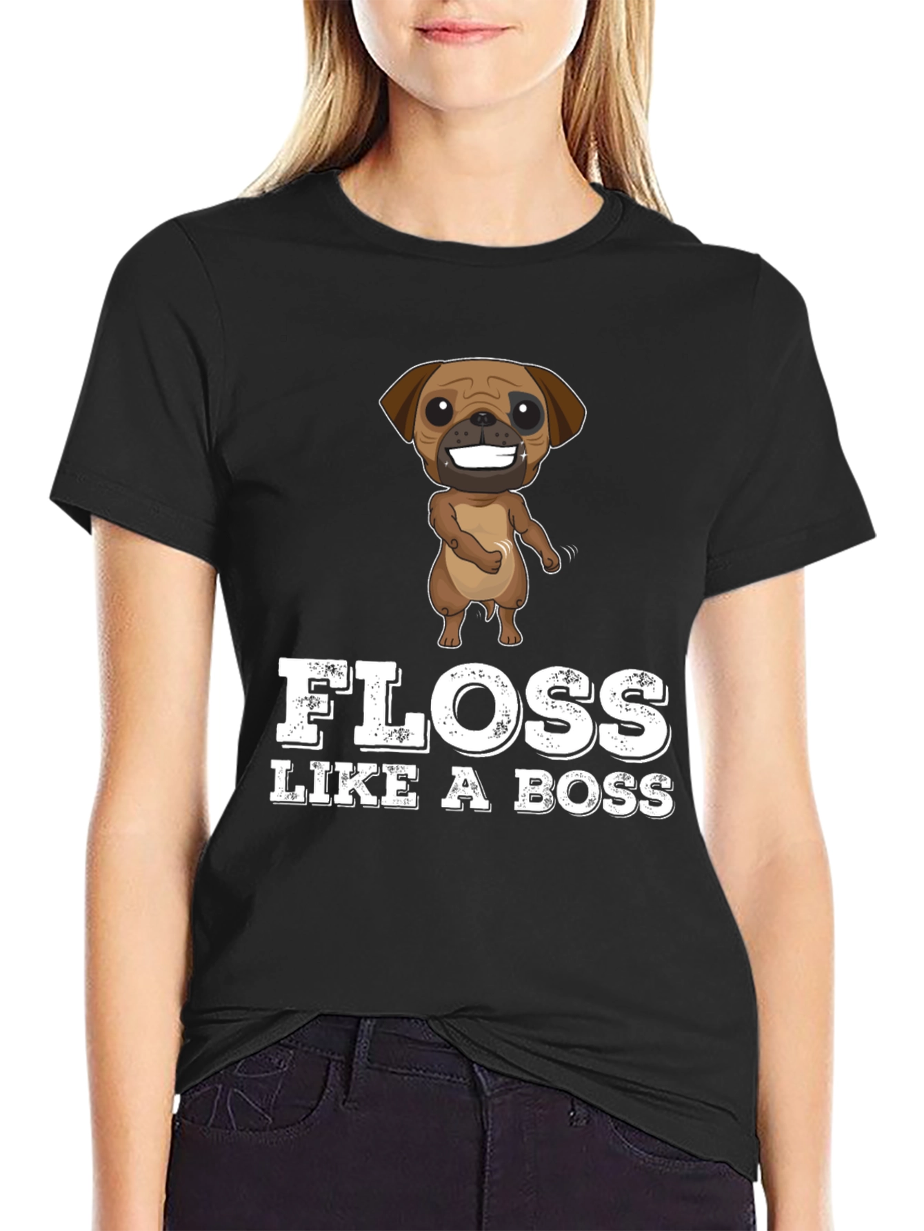 Floss Like A Boss Dog T-Shirt