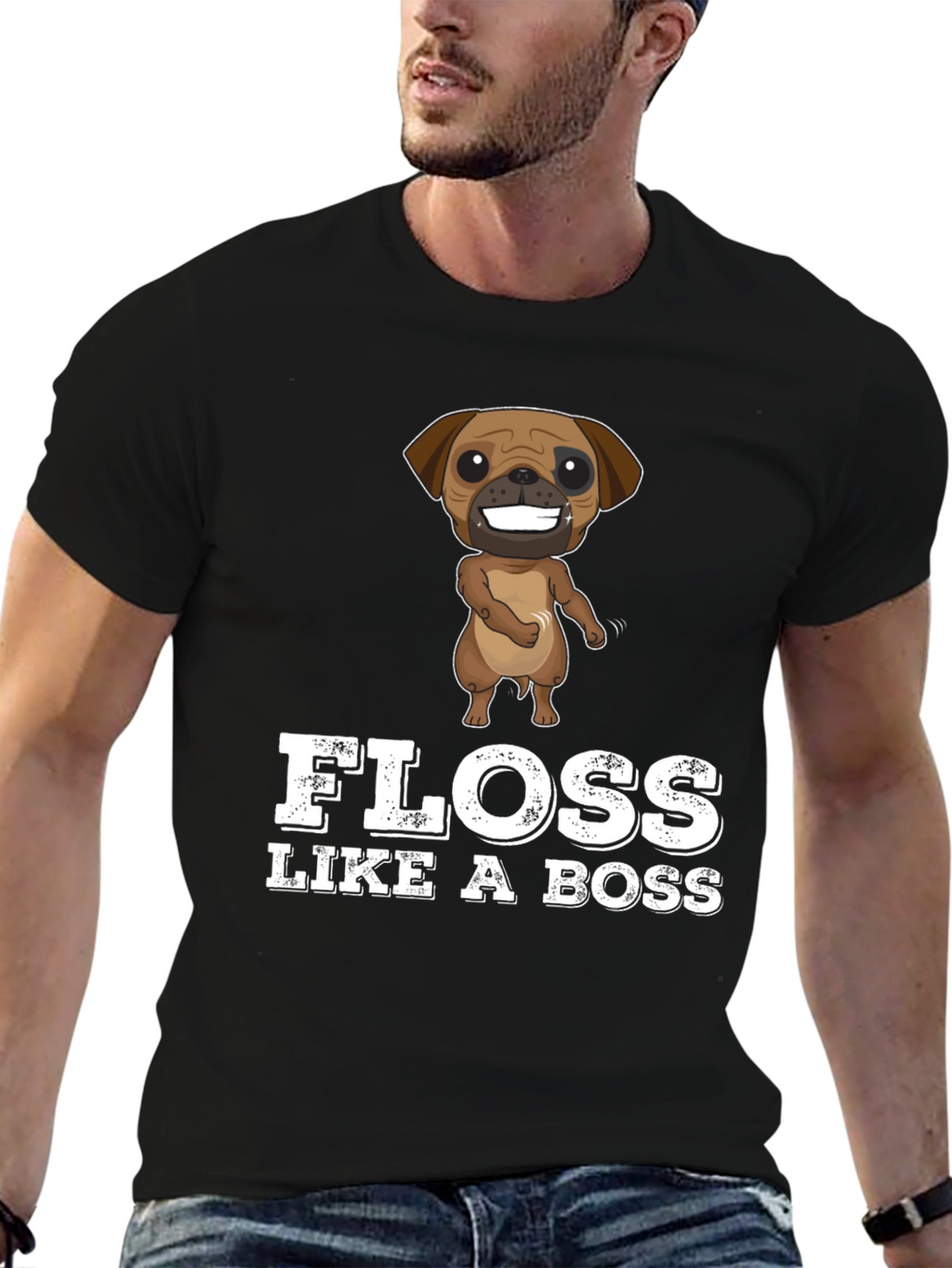 Floss Like A Boss Dog T-Shirt